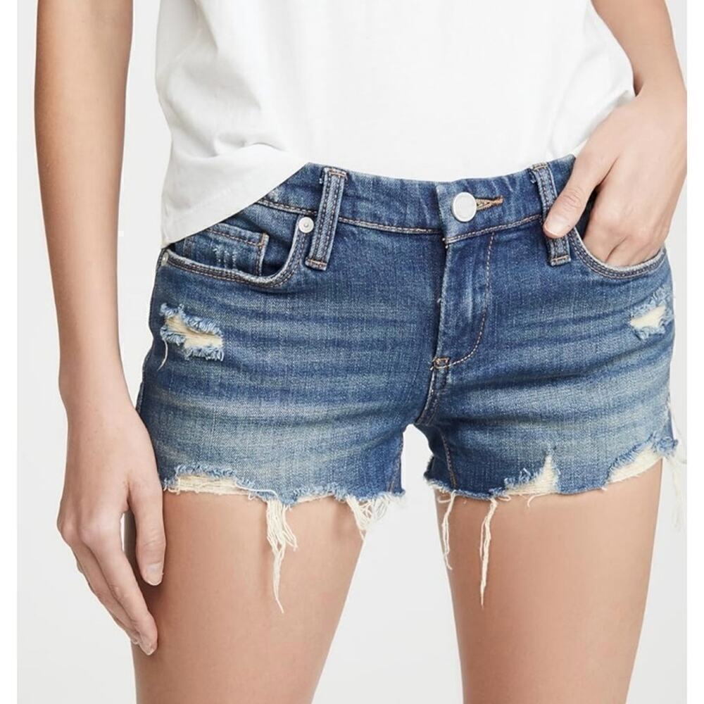 BLANK NYC DESTRESS DENIM SHORTS Sz 27 NWT